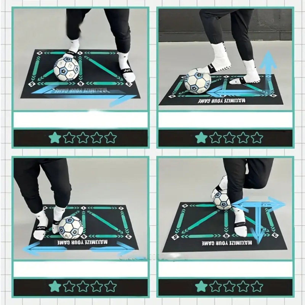 SkillKick™ – Verbeter Balcontrole en Snelheid – Voetbal Trainingsmat