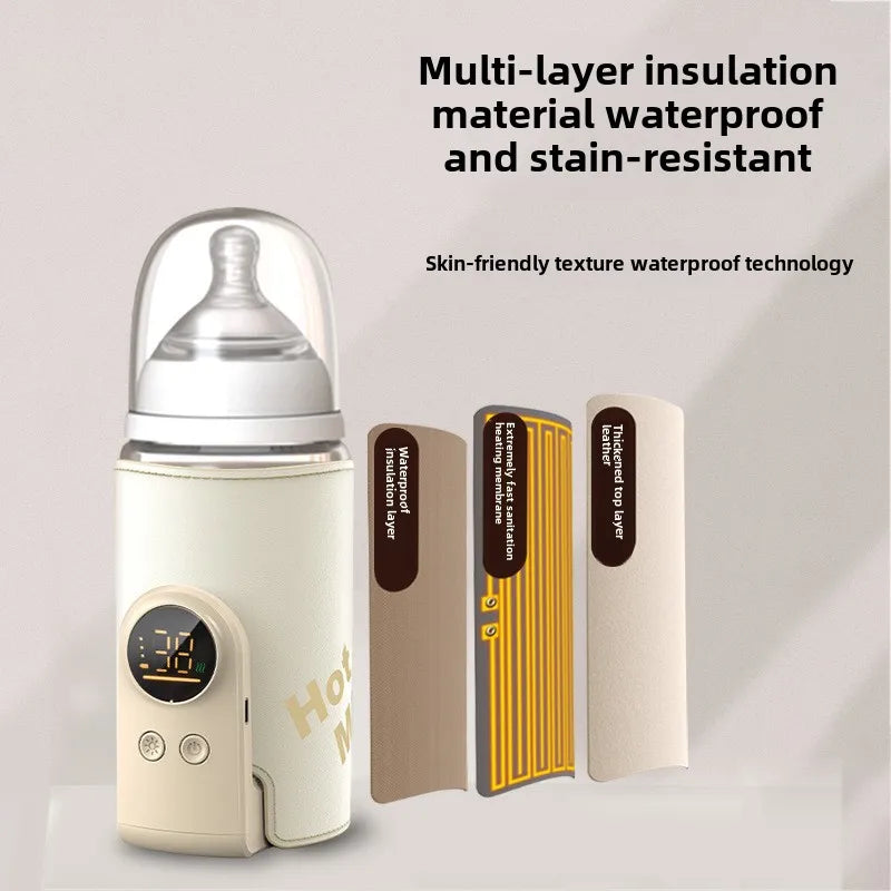 BabyThermo™ – Draadloze Melkverwarmer – Altijd Warm Klaar voor Gebruik