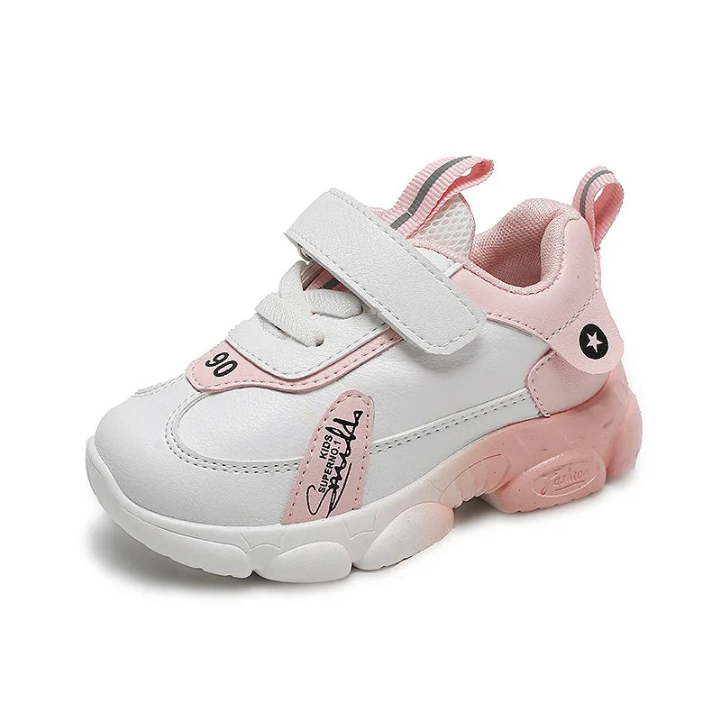 GripGlide™ – Antislip Sneakers met Haaksluiting – Veilige Kinderloopschoenen