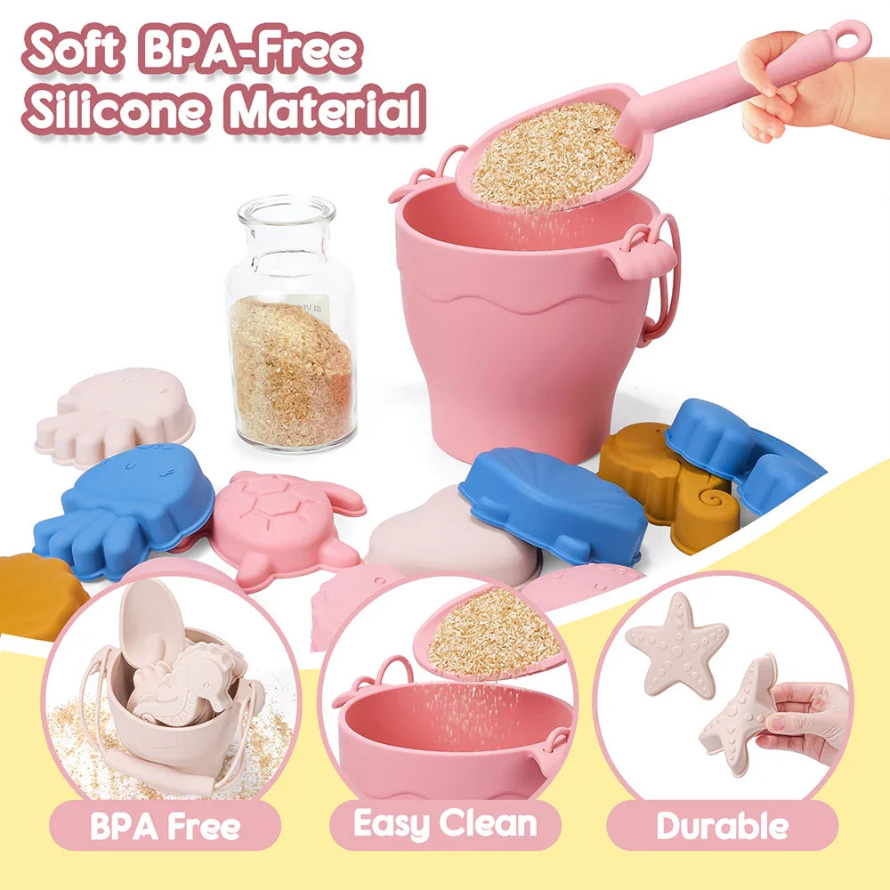 Silicone Strand Set™ - De Ultieme Strandset voor Kinderen - Vakantiespeelgoed