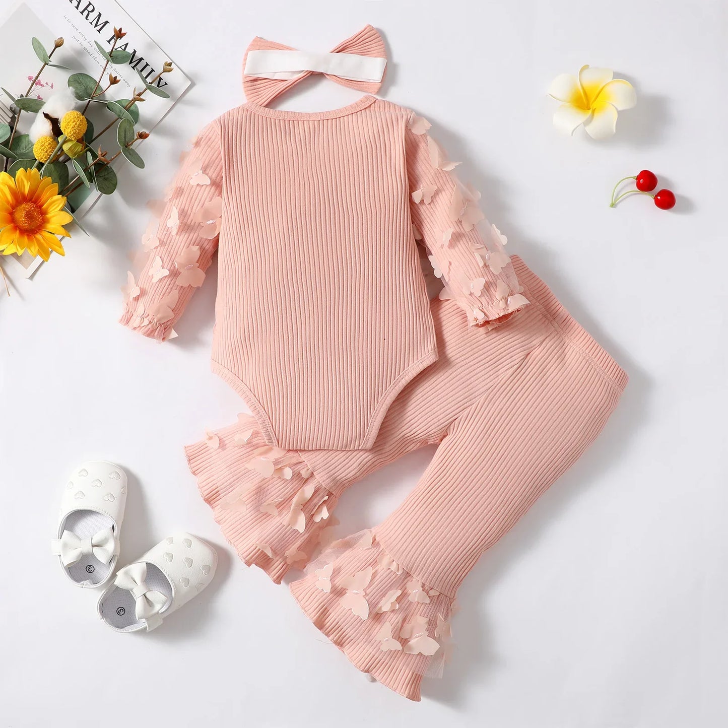 SweetMini™ – Papa’s Kleine Meisje Set – Comfortabele Babyoutfit