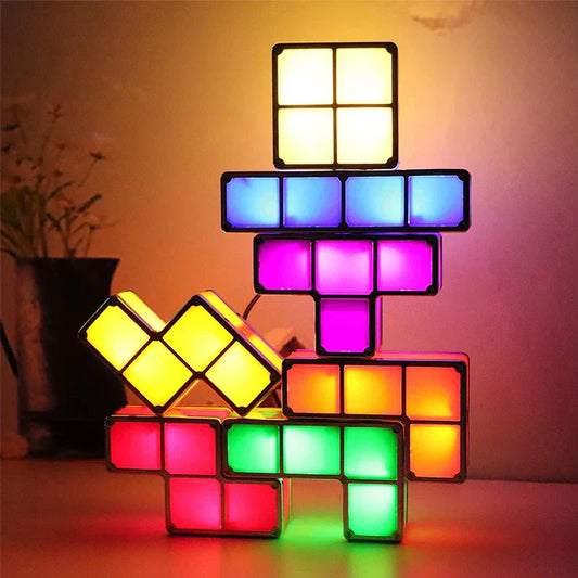 LichtBlok™ – Creatieve Stapelbare Nachtlamp – Speels Lichtontwerp voor Jong & Oud