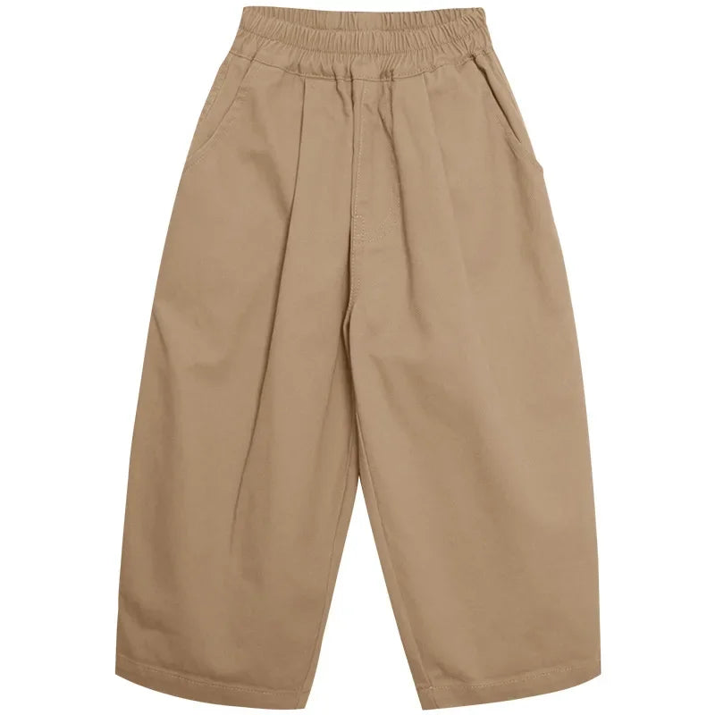 WideNest™ – Trendy Wijde Broek met Comfortband – Kinder Herfstkleding