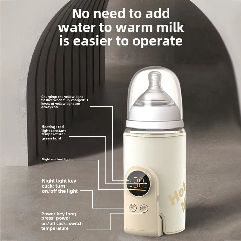 BabyThermo™ – Draadloze Melkverwarmer – Altijd Warm Klaar voor Gebruik