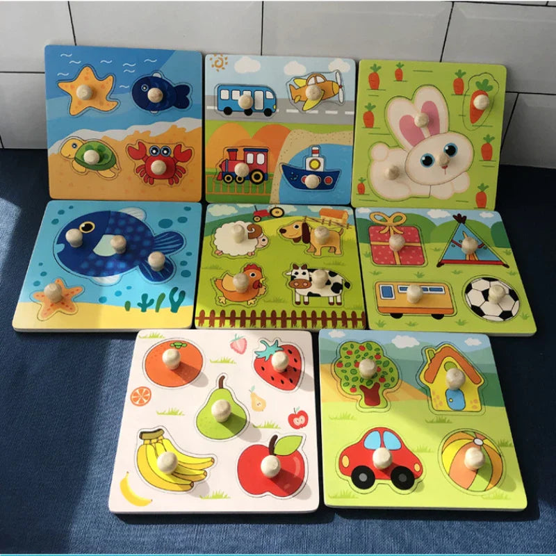 ShapeSmart™ – Educatieve Houten Puzzel – Kleuren & Vormen Ontdekspel