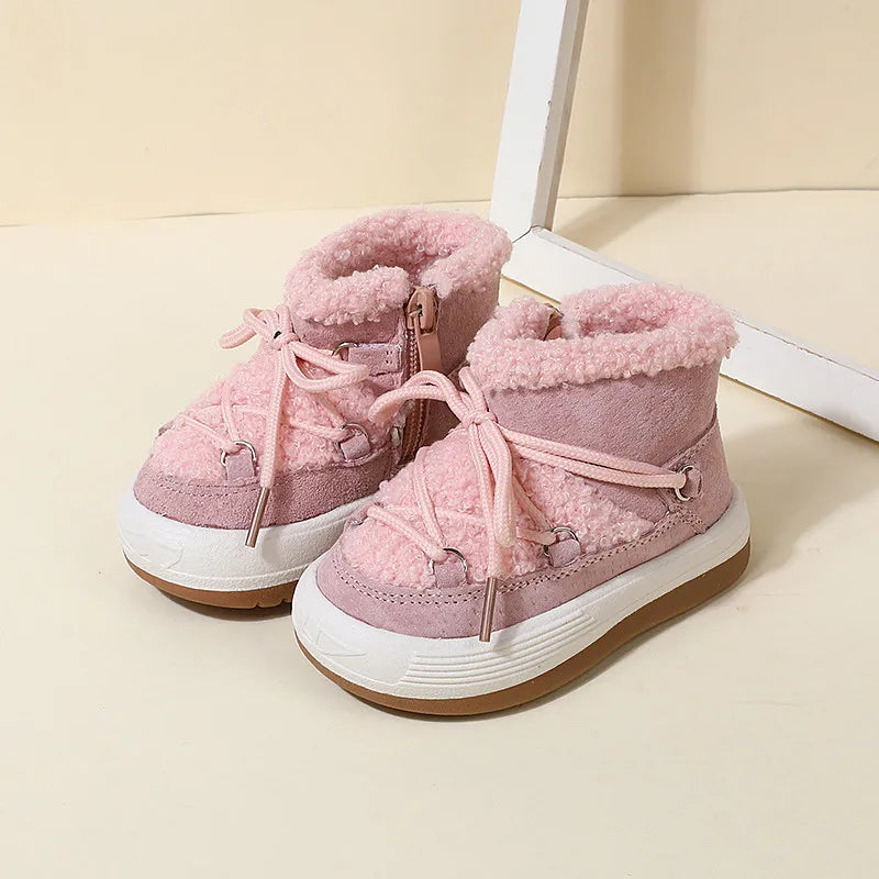 SnowPaws™ – Warme Anti-Slip Winterlaarzen – Kinder Schoenen