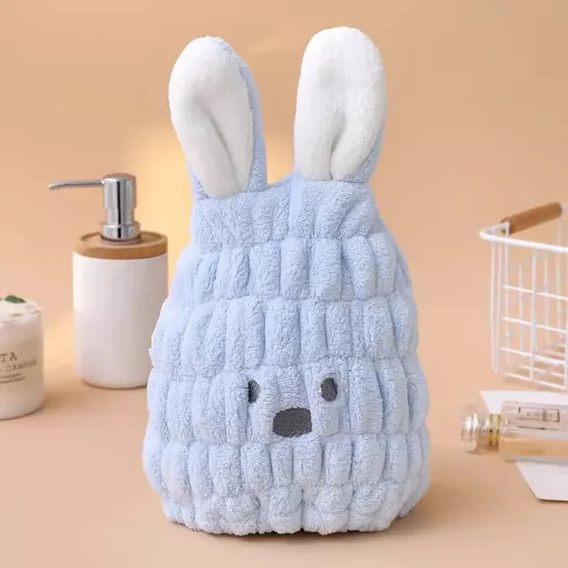 BunnyDry™ – Sneldrogende Haarmuts – Zachte Kinderhanddoek