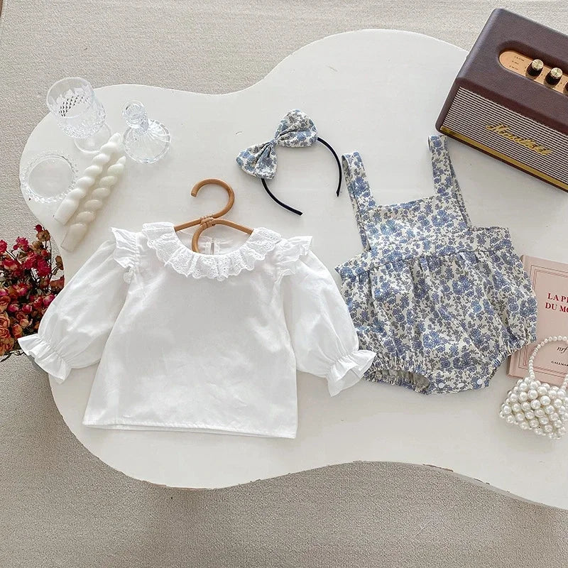 LilyCharm™ – Prinsessen Set met Haaraccessoire – Meisjes 3-Delige Outfit