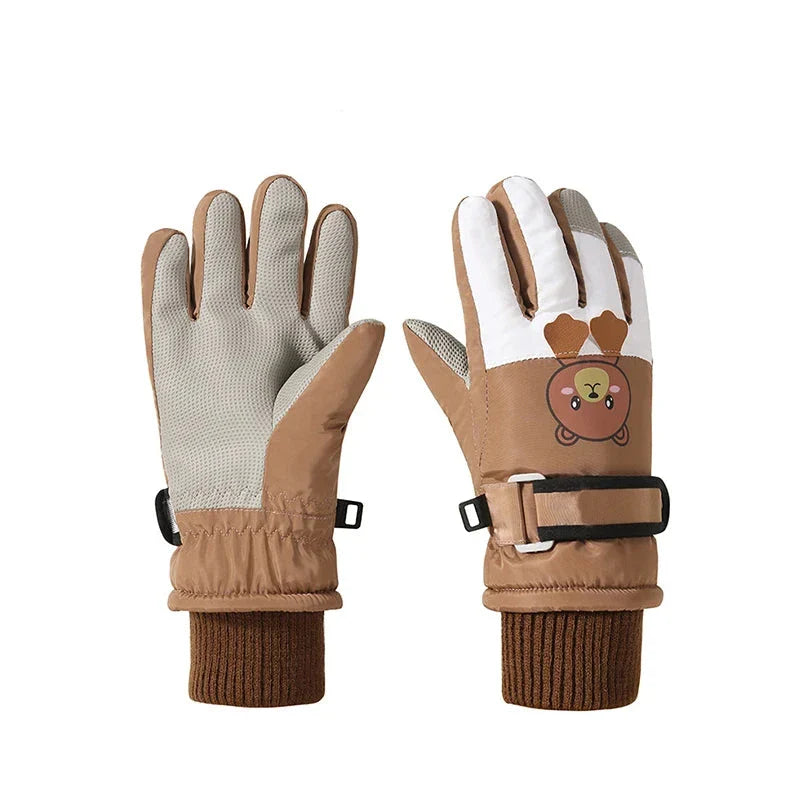 FrostyGrip™ – Warme Ski Handschoenen met Antislip – Kinder Winterhandschoenen