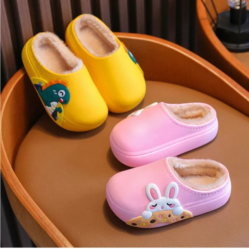 DrizzleBuds™ – Waterdichte Pantoffels met Antislip – Warme Kinder Slippers