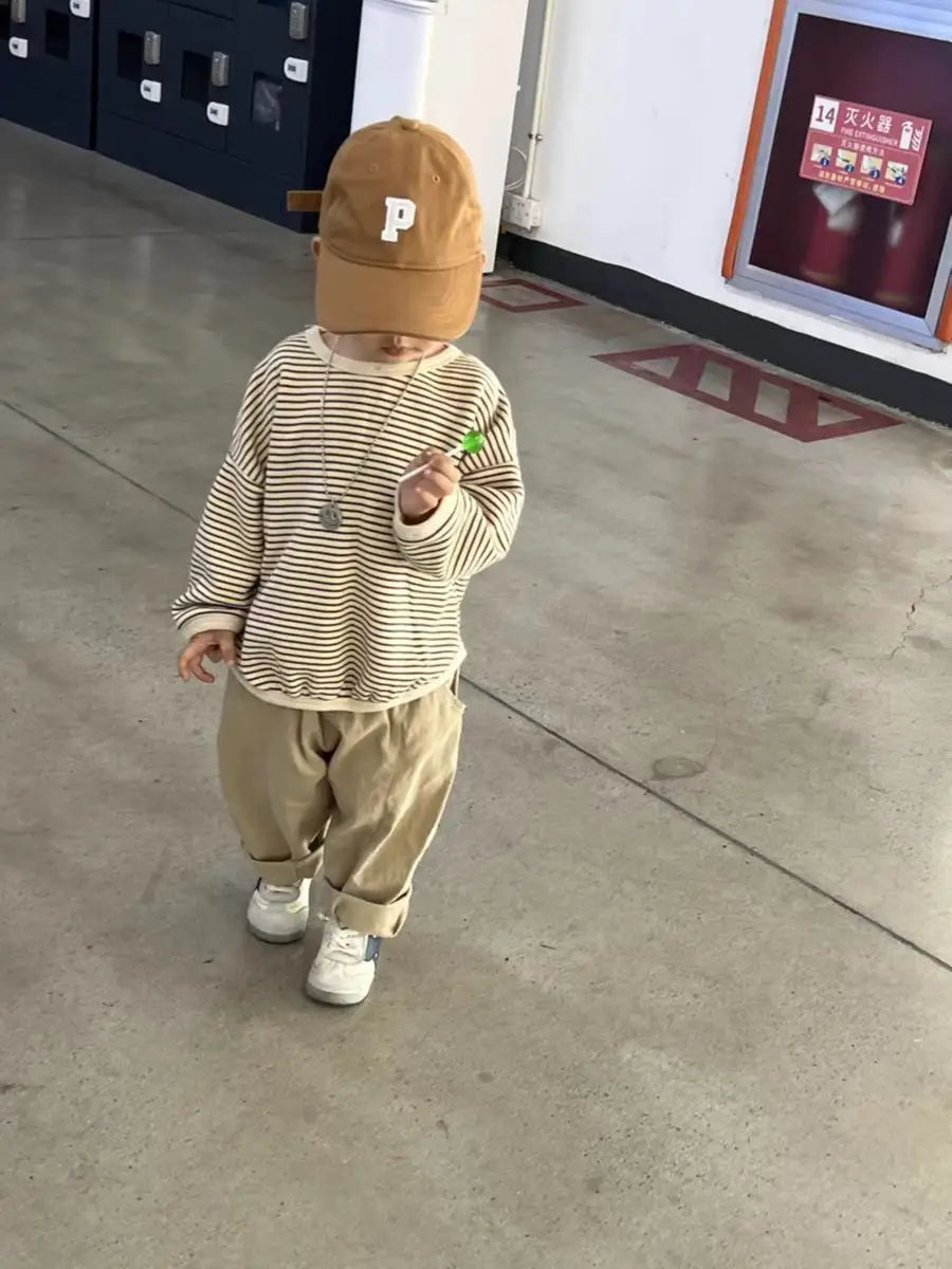 ComfyStretch™ – Katoenen Kinderbroek met Elastische Taille – Comfort voor Elk Seizoen