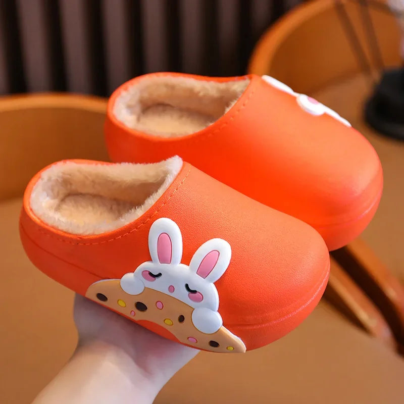 DrizzleBuds™ – Waterdichte Pantoffels met Antislip – Warme Kinder Slippers