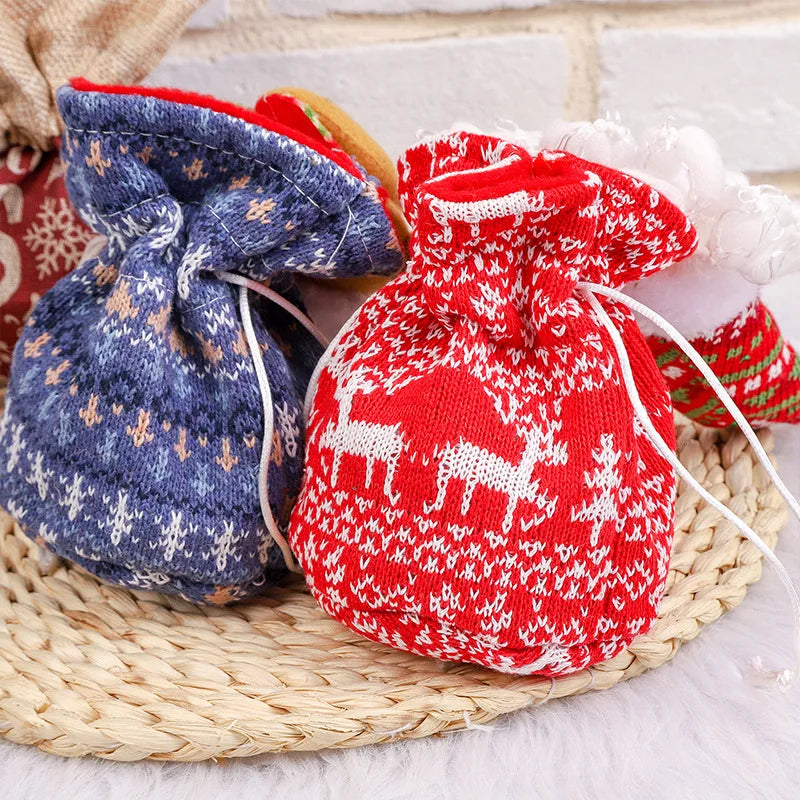 FestiveSacks™ – Luxe Herbruikbare Cadeauzakjes – Kerst Geschenk Tasje