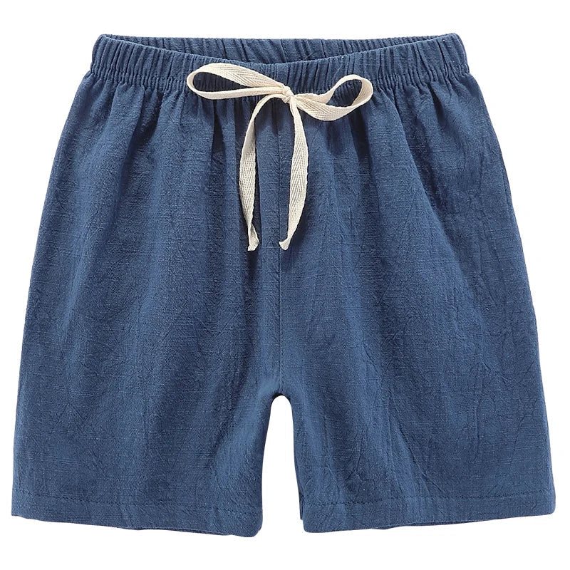BreezeWalk™ – Sneldrogende Katoen-Linnen Shorts – Jongens Zomerbroek