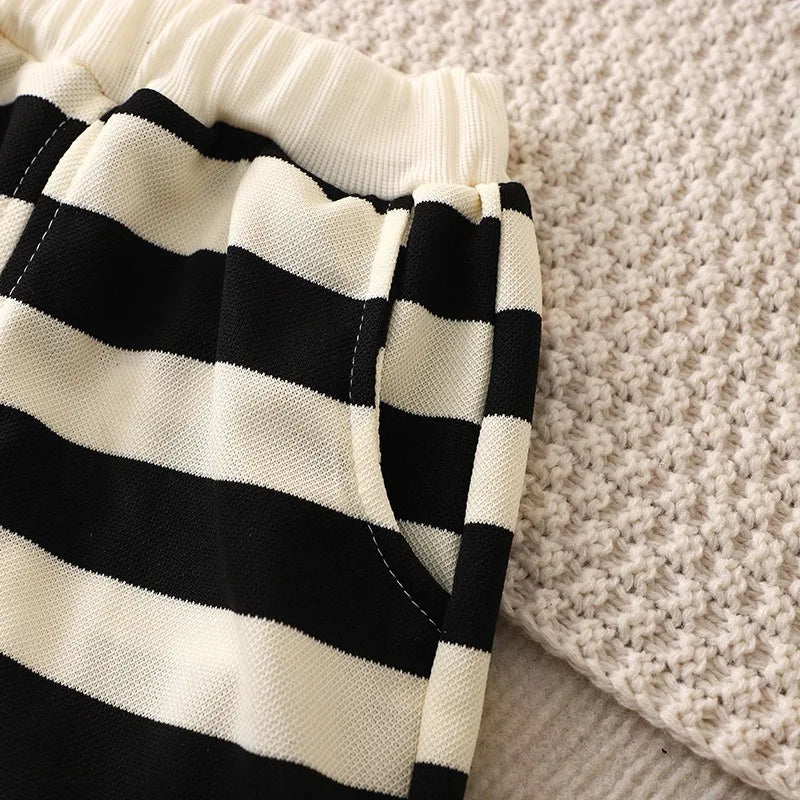 SunnyStripe™ – Gestreepte Set van Katoen – Luchtige Kinderoutfit