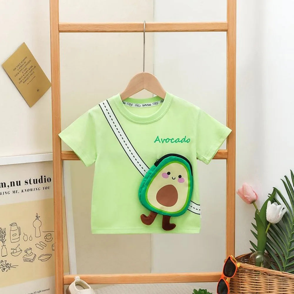 FruitBuddy™ – T-Shirt met Vrolijke Fruitprint – Kinderen Zomer Top