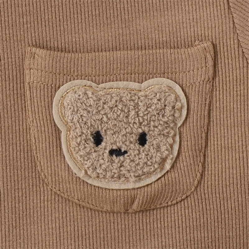 CuddleCub™ – Zachte Set met Beerdesign – Baby Zomeroutfit
