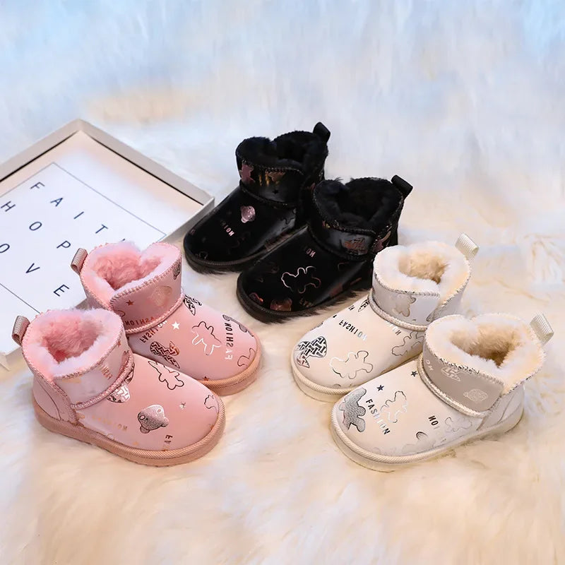 FrostStep™ – Waterdichte Snowboots met Warme Voering – Kinder Winterlaarzen