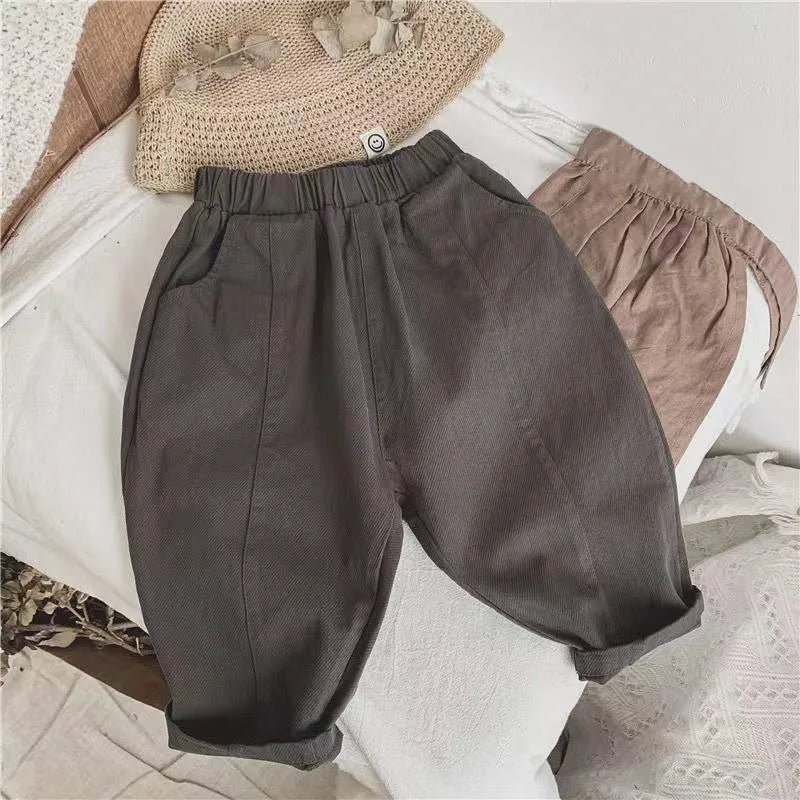 ComfyStretch™ – Katoenen Kinderbroek met Elastische Taille – Comfort voor Elk Seizoen