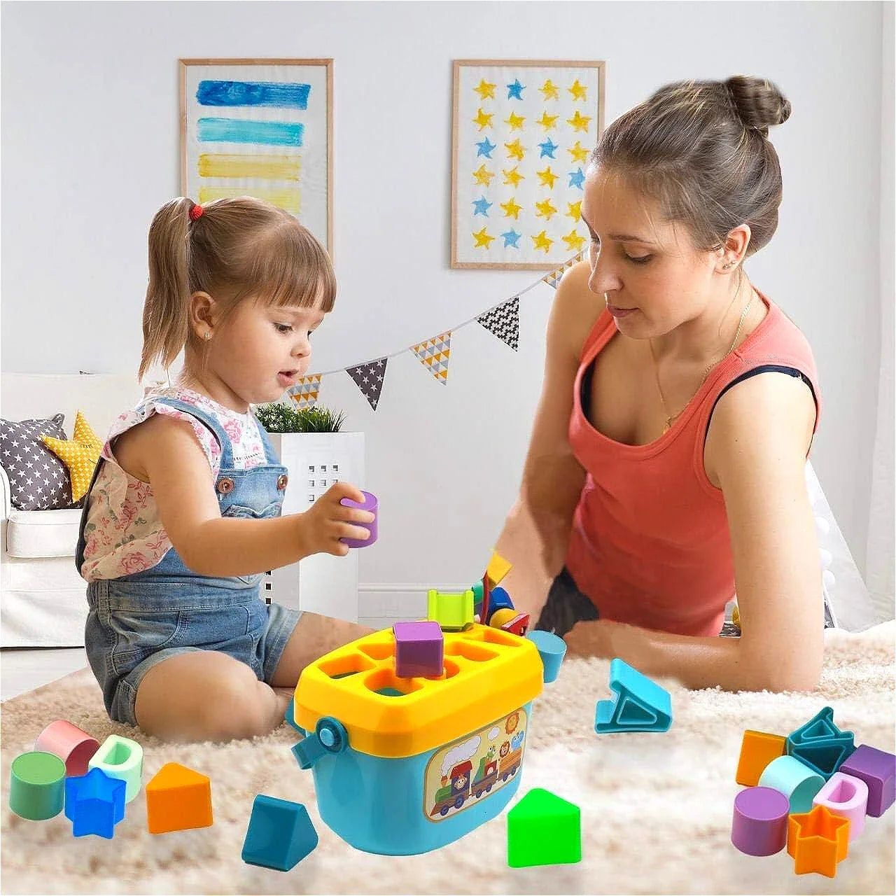 ShapeSmart™ – Educatieve Vormensorteerder – Interactief Peuter Speelgoed