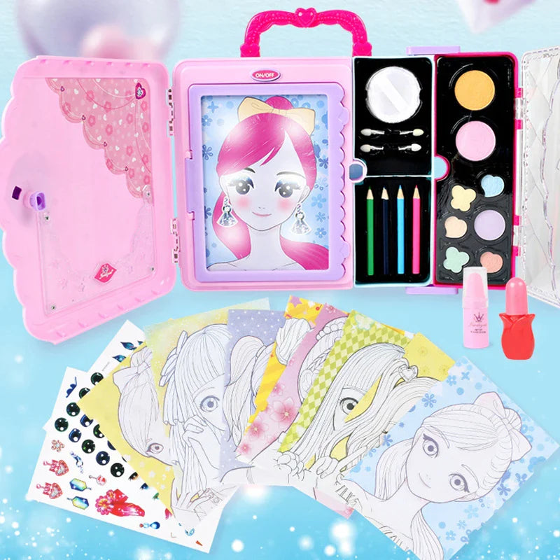 CharmPalette™ – Creatieve Make-up en Tekenset – Fantasie Speelgoed Set
