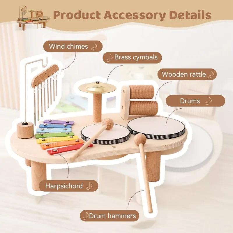 4Ever Wood™ Melody – Speels leren met klanken - Hout muziek speelgoed