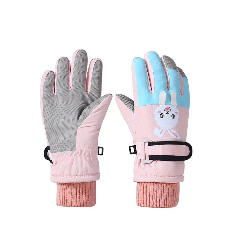 FrostyGrip™ – Warme Ski Handschoenen met Antislip – Kinder Winterhandschoenen