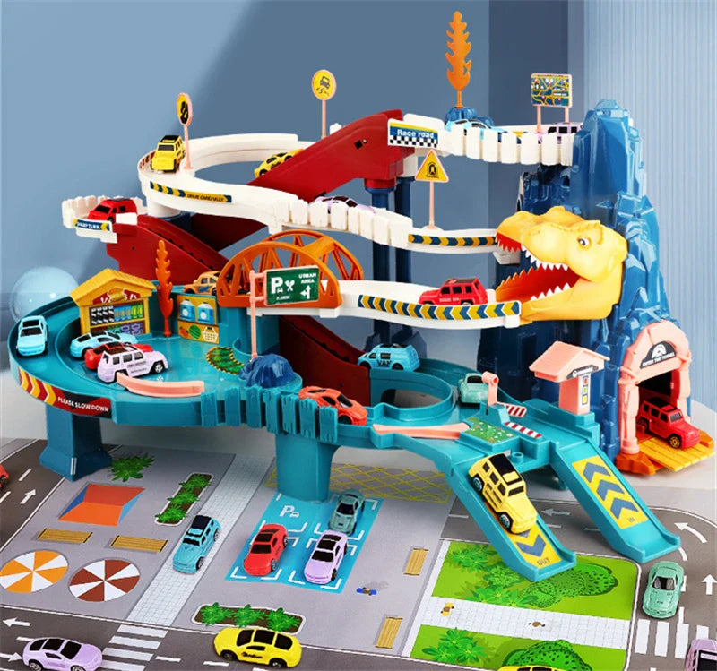 DinoRacers™ – Interactieve Auto Speelbaan met Dino’s – Educatief Raceplezier