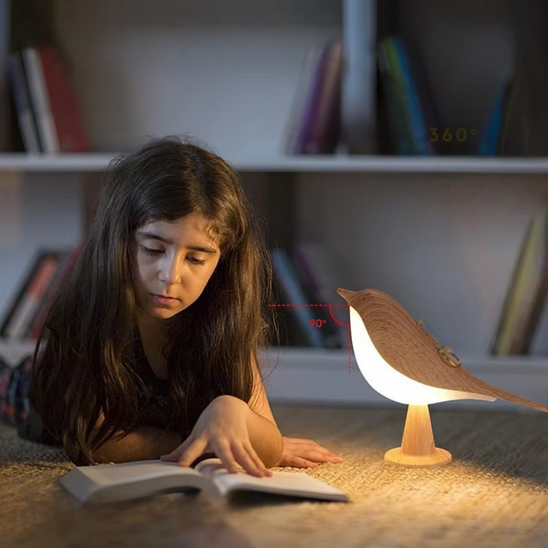 GlowMagpie™ – Draadloze LED Nachtlamp met Aromatherapie – Touch Bedlamp