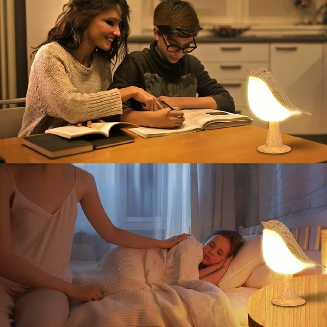 GlowMagpie™ – Draadloze LED Nachtlamp met Aromatherapie – Touch Bedlamp