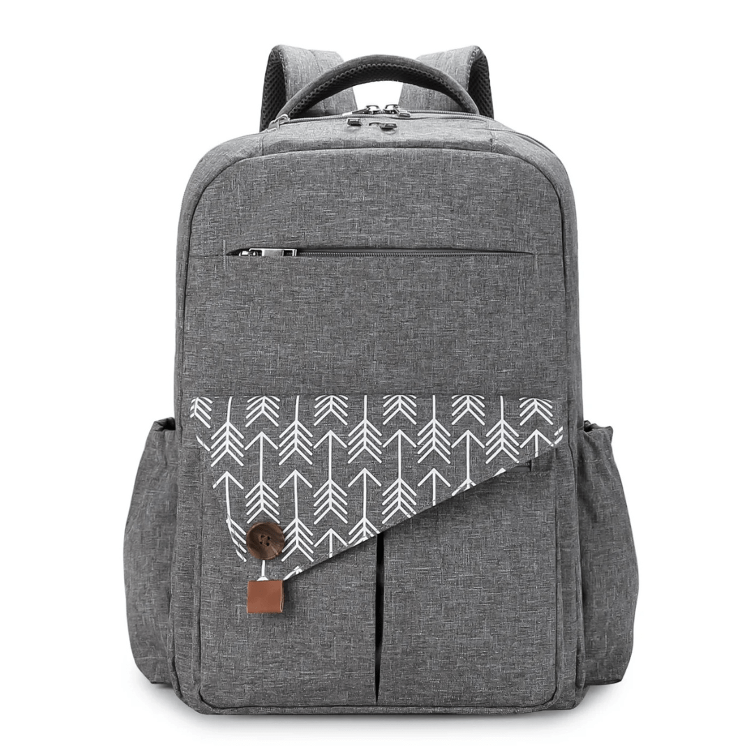 CarryMosaic™ – Luierrugzak met XL-Opening & Thermovakken – Reisvriendelijke Oudertas