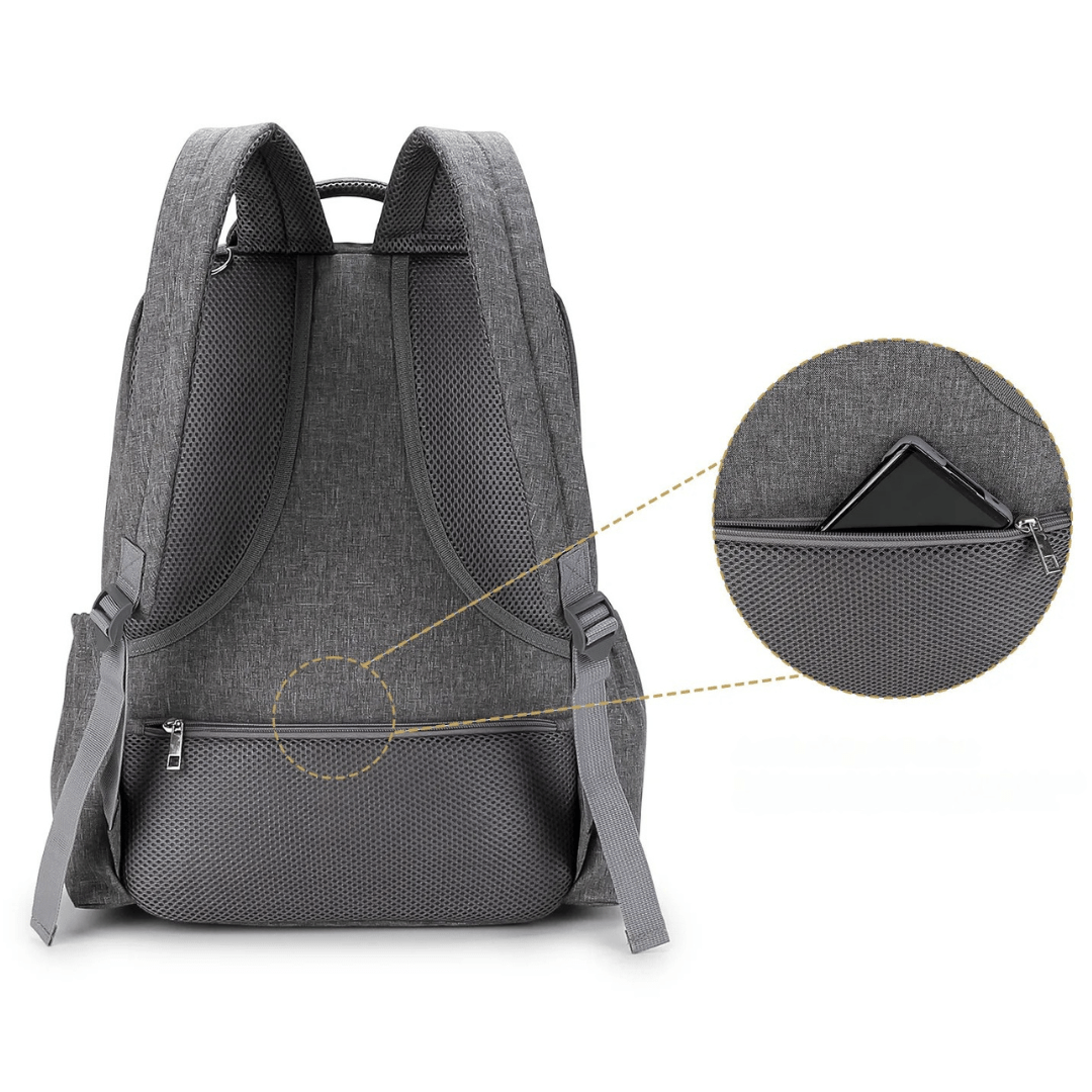 CarryMosaic™ – Luierrugzak met XL-Opening & Thermovakken – Reisvriendelijke Oudertas