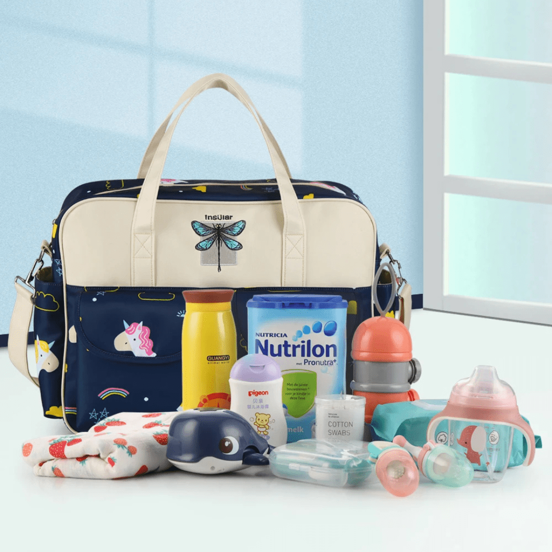LilliPack™ – Stijlvolle Luiertas met Slimme Indeling – Comfortabele Babyverzorging