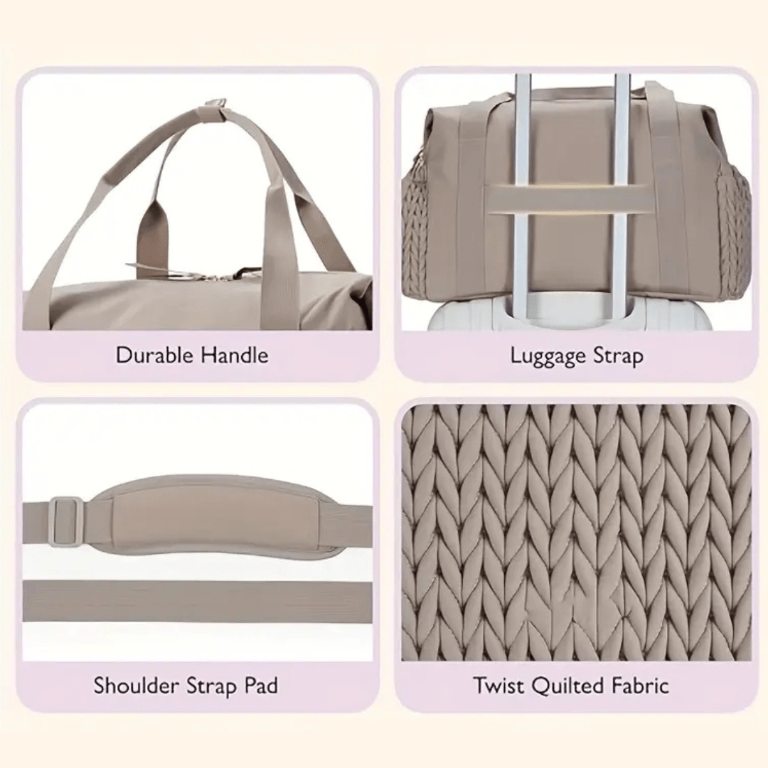 NadaTote™ – Stijlvolle Luiertas met Slimme Indeling – Comfortabele Babyverzorgingstas