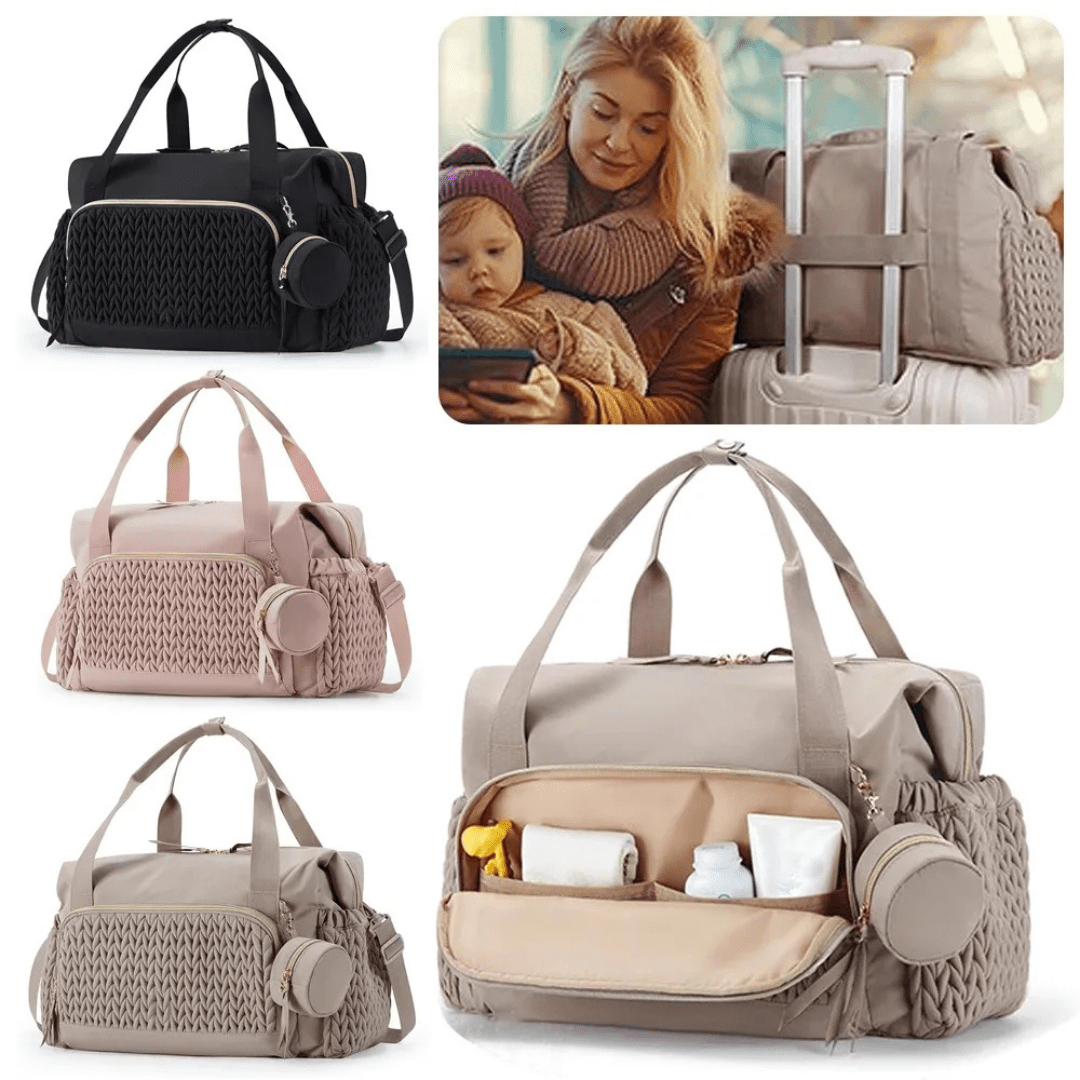 NadaTote™ – Stijlvolle Luiertas met Slimme Indeling – Comfortabele Babyverzorgingstas