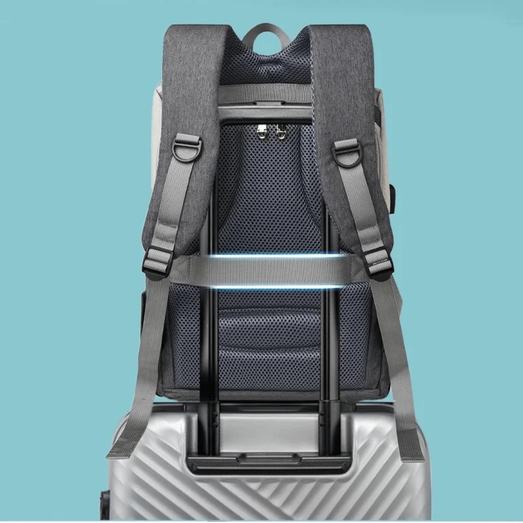 UrbanRobby™ – Stijlvolle Luierrugzak met 30L Capaciteit – Comfortabele Babyverzorgingstas