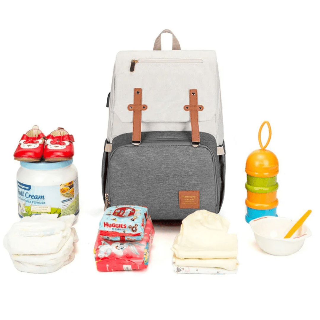 UrbanRobby™ – Stijlvolle Luierrugzak met 30L Capaciteit – Comfortabele Babyverzorgingstas