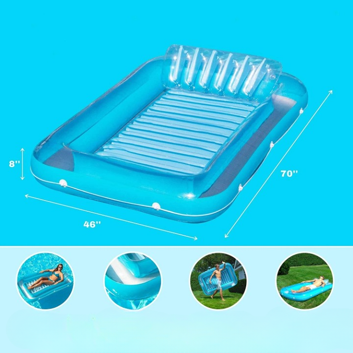 SunFloat™ – Luxe Opblaasbare Ligstoel – Zonnebaden in Eigen Tuin