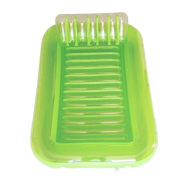 SunFloat™ – Luxe Opblaasbare Ligstoel – Zonnebaden in Eigen Tuin