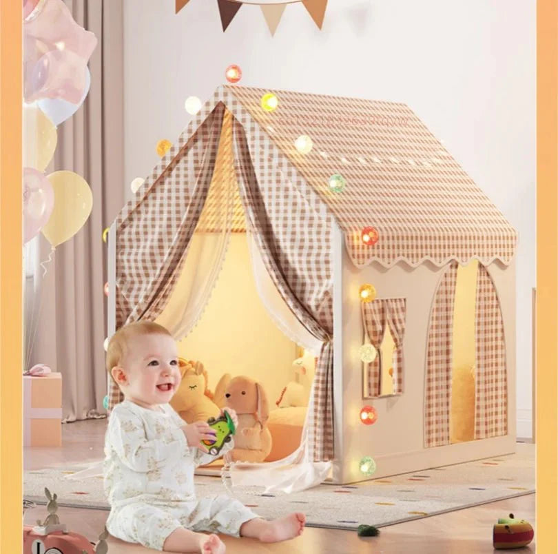 WonderHaven™ – Opvouwbaar Kinderhuisje met Deuren – Ruim Speelplezier Binnen & Buiten