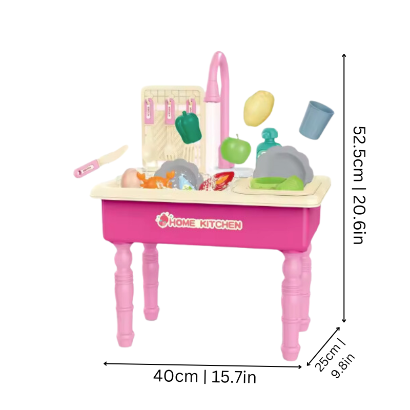 SinkMaster™ – Interactieve Keuken Spoelbak – Educatief Speelplezier voor Kinderen
