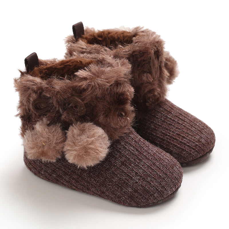 SnugPaws™ – Warme Winterschoenen met Antislip Zool – Baby Schoenen