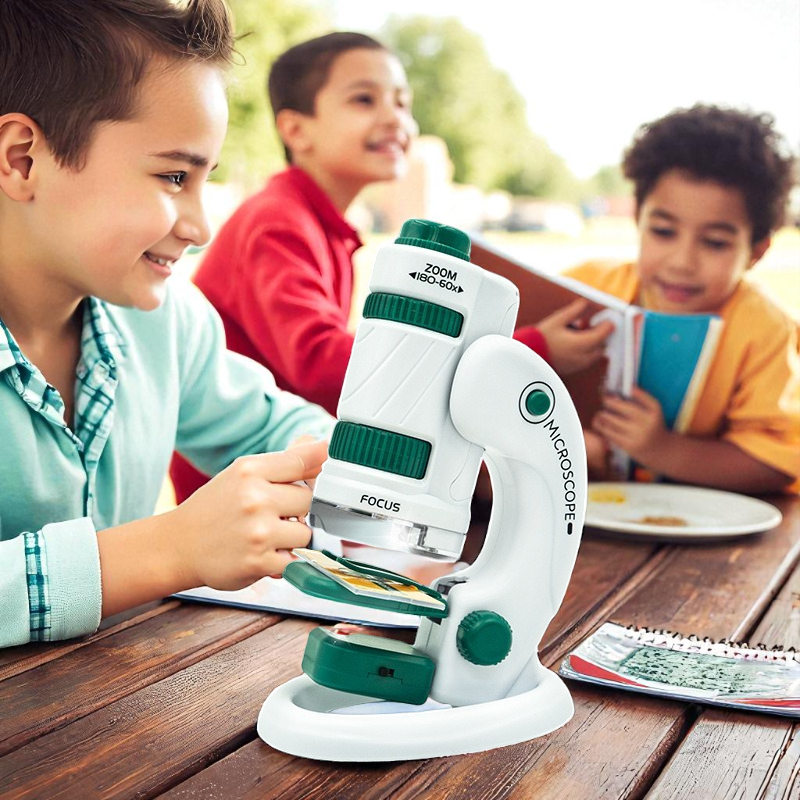 MicroScopey™ – Educatief Kindermikroscoop – Ontdek de Verborgen Natuurwereld