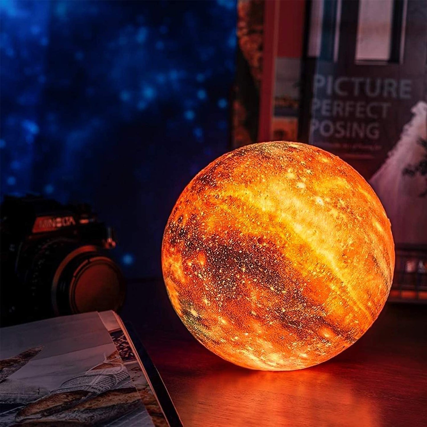 StarGlow™ – Oplaadbare Nachtlamp met Touch Control – Dromerige Sterren Projector