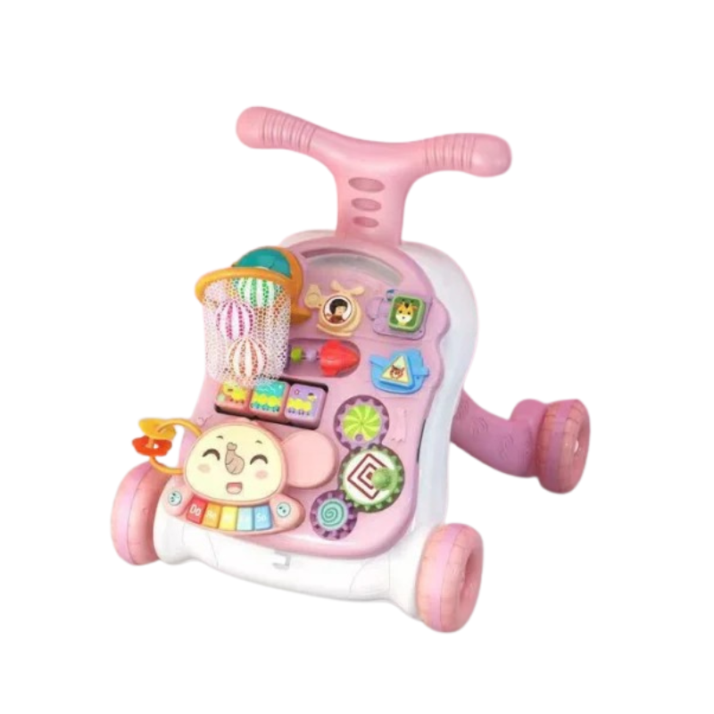 StepNPlay™ – 3-in-1 Looptrainer en Speelcentrum – Interactieve Baby Walker