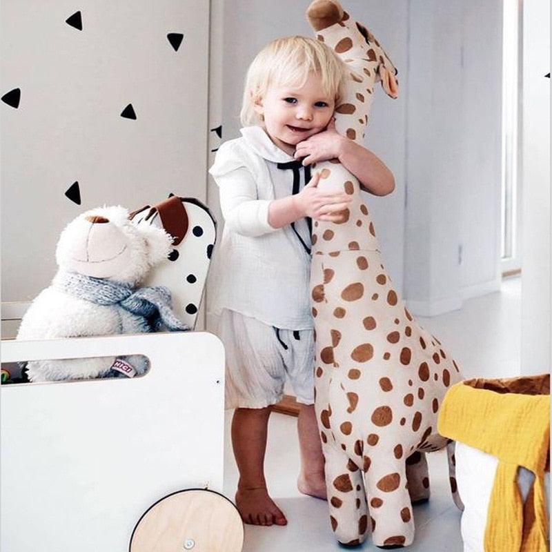 SavannaHug™ – Gigantische Giraffe Knuffel – Groot Pluche Speelgoed