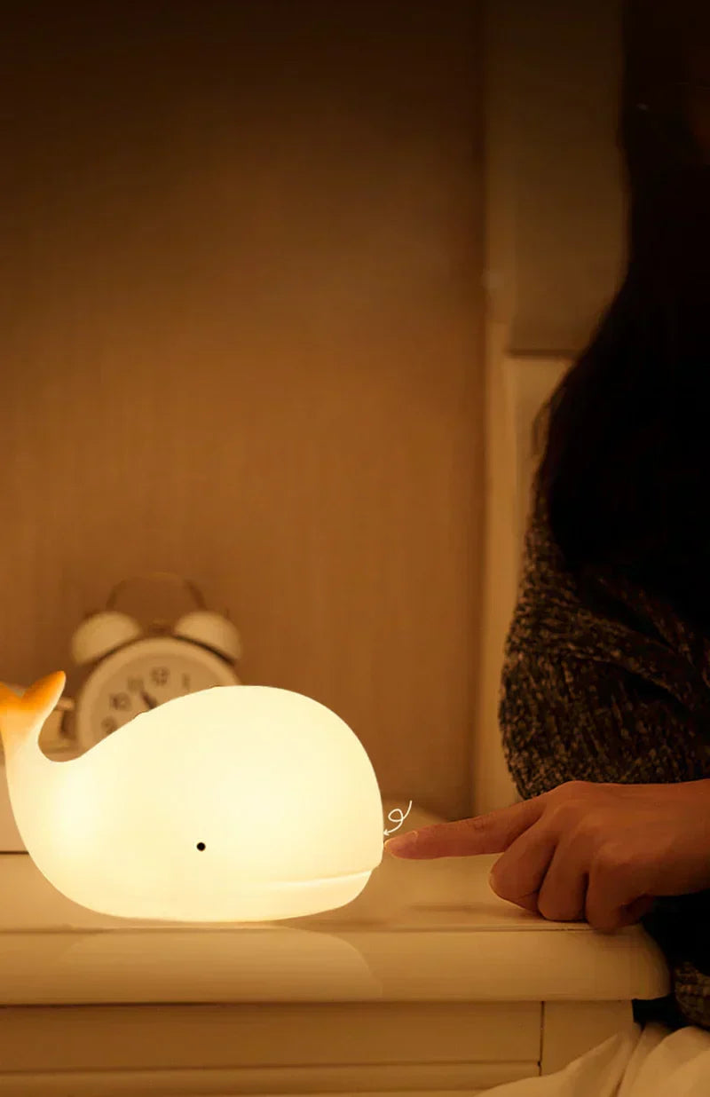 LumiWal™ – Schattig Walvis Nachtlampje – Rustgevende LED Verlichting voor Kinderkamers