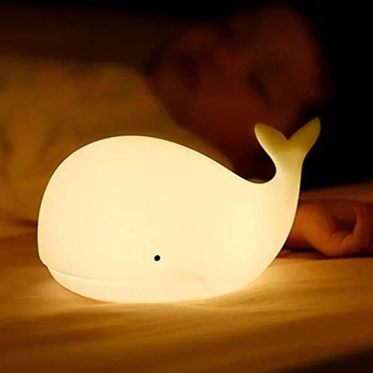 LumiWal™ – Schattig Walvis Nachtlampje – Rustgevende LED Verlichting voor Kinderkamers