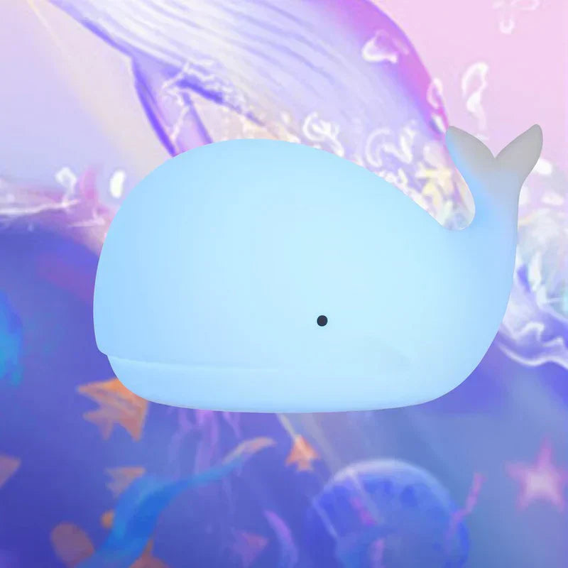LumiWal™ – Schattig Walvis Nachtlampje – Rustgevende LED Verlichting voor Kinderkamers