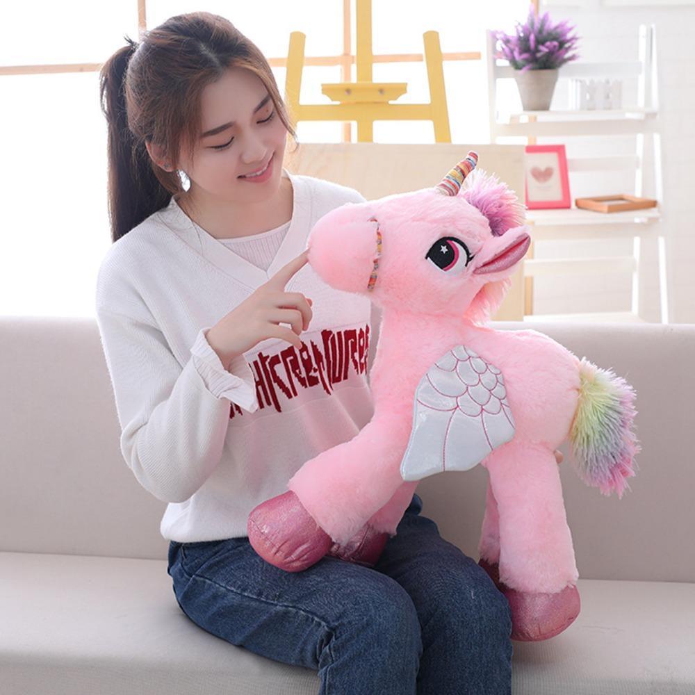 DreamHoof™ – Giant Unicorn Plush with Soft Fur – Magical Cuddle Toy